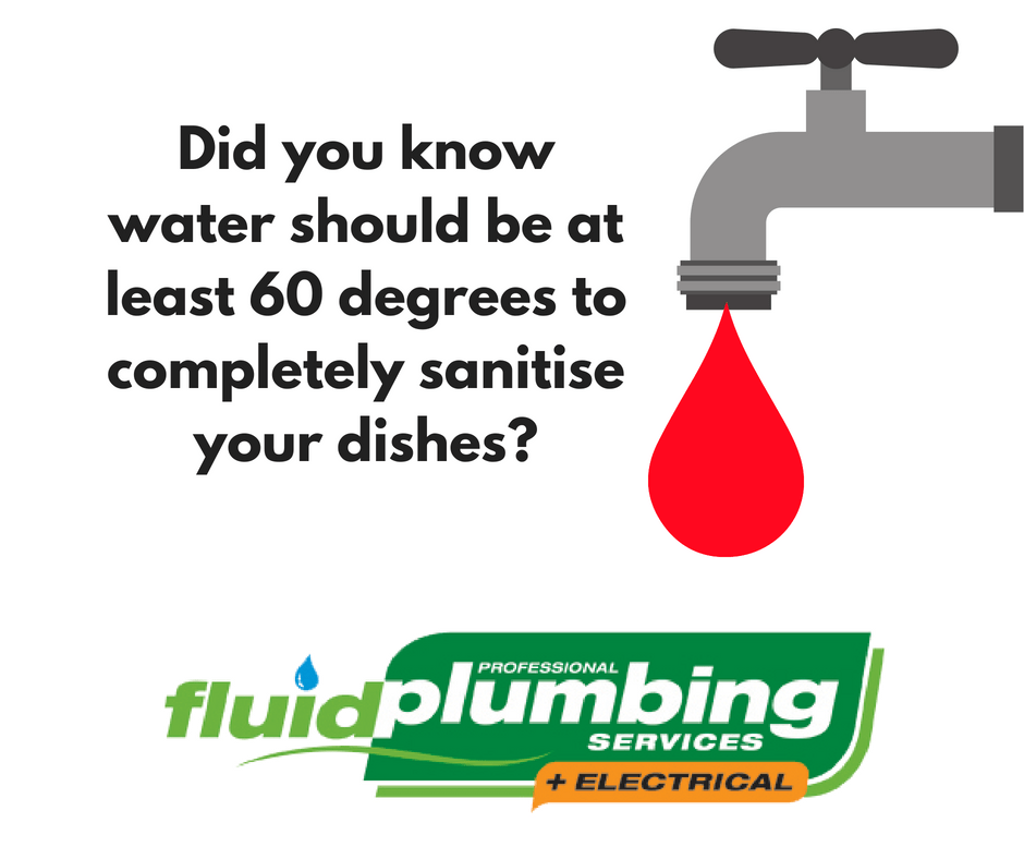 Did you know water should be at least 60 degrees to completely sanitise your dishes?